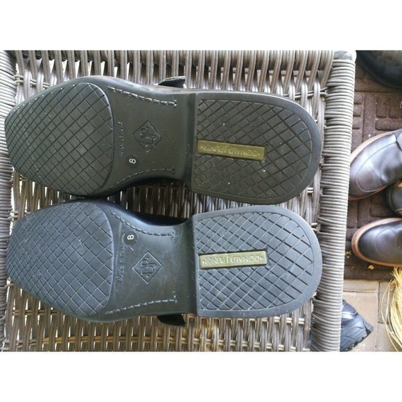 DONALD J PLINER Black Leather Monk Buckle‎ Strap Dress Shoes Men 8M main image 8